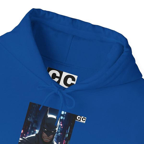 Buy now Bat man Knight Unisex Hoodie in Royal Color on cartoon clothings.com