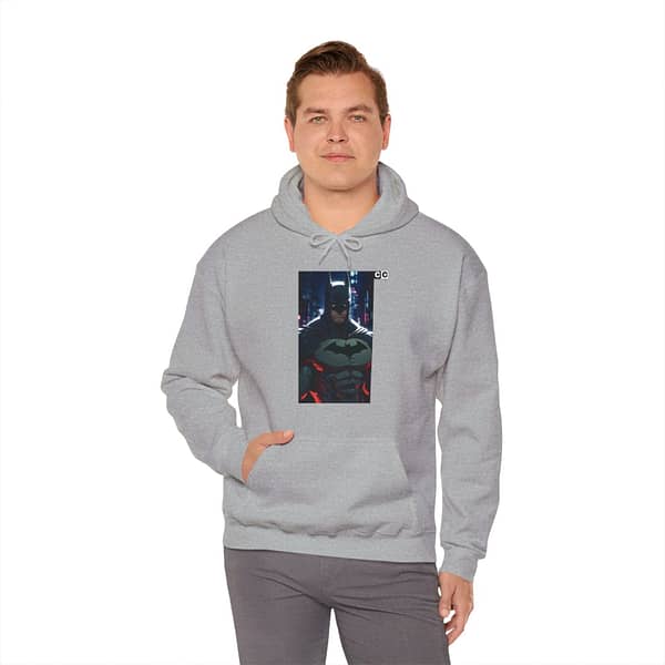 Buy now Bat man Knight Unisex Hoodie in Sport Grey Color on cartoon clothings.com