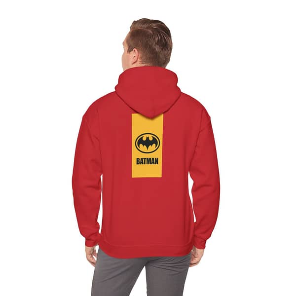 Buy now Bat man Knight Unisex Hoodie in Red Color on cartoon clothings.com