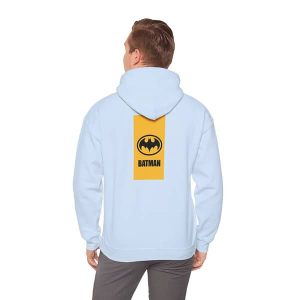 Buy now Bat man Knight Unisex Hoodie in Light Blue Color on cartoon clothings.com