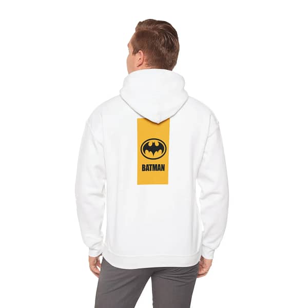 Buy now Batman Knight Unisex Hoodie in White Color on cartoon clothings.com