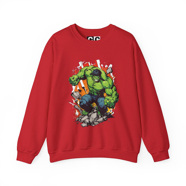 Buy now The Incredible Hulk Unisex Sweatshirt on cartoon clothings.