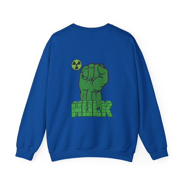 The Incredible Hulk Unisex Sweatshirt on cartoon clothings.