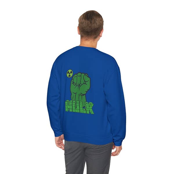 The Incredible Hulk Unisex Sweatshirt on cartoon clothings.