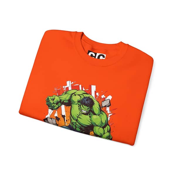 The Incredible Hulk Unisex Sweatshirt on cartoon clothings.