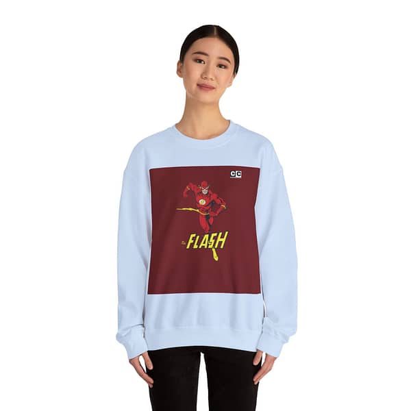 Fast Flash Unisex Sweatshirt. Buy now on cartoon clothings. website: www.cartoonclothings.com