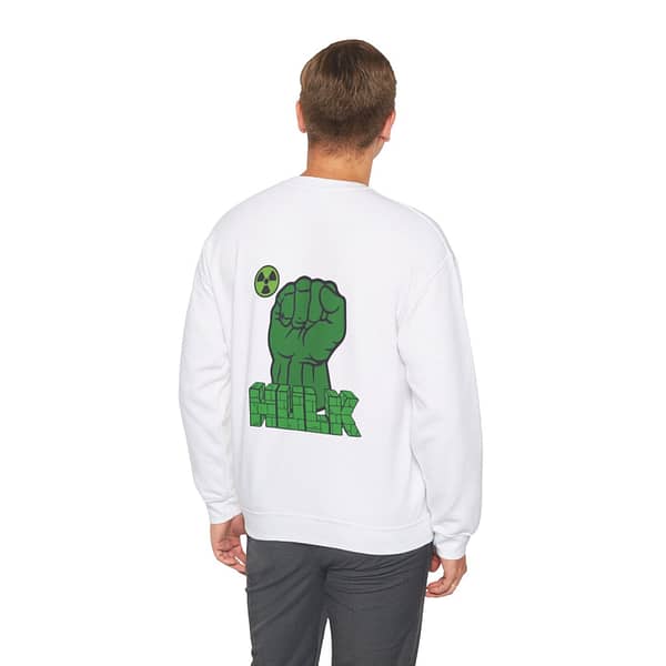 The Incredible Hulk Unisex Sweatshirt on cartoon clothings.