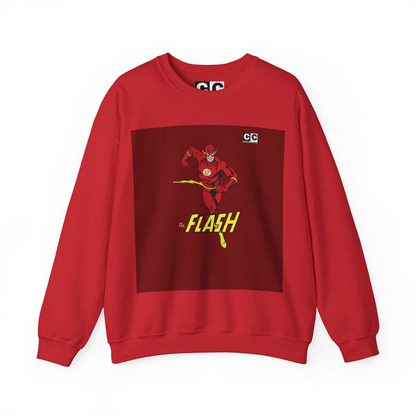 Fast Flash Unisex Sweatshirt. Buy now on cartoon clothings. website: www.cartoonclothings.com