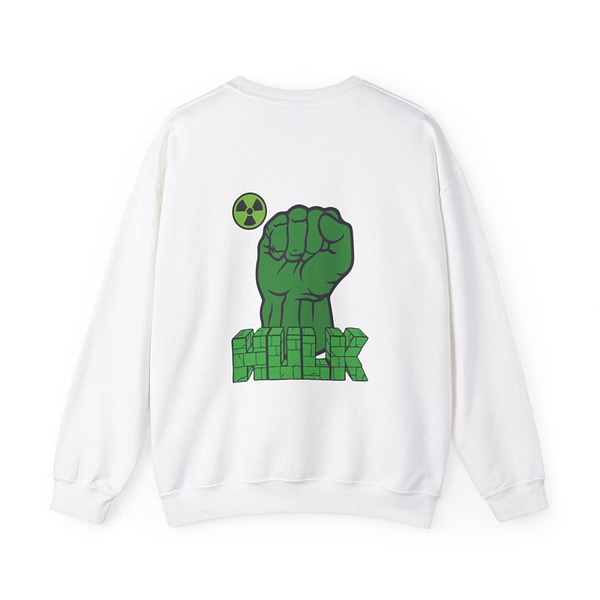 The Incredible Hulk Unisex Sweatshirt on cartoon clothings.