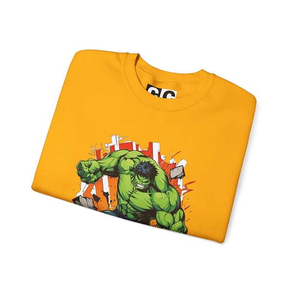 The Incredible Hulk Unisex Sweatshirt on cartoon clothings.