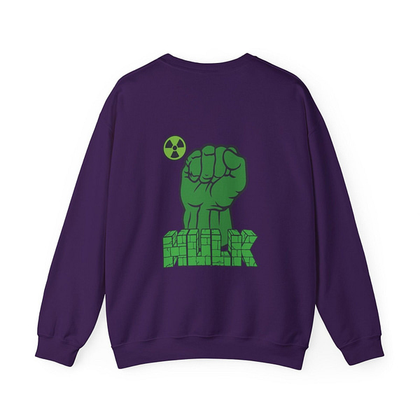 The Incredible Hulk Unisex Sweatshirt on cartoon clothings.