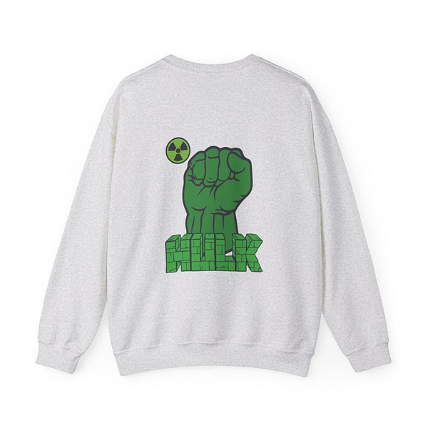 The Incredible Hulk Unisex Sweatshirt on cartoon clothings.