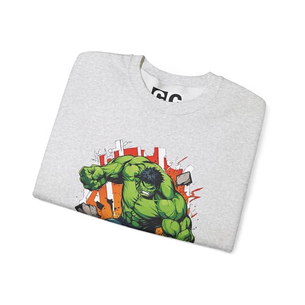 The Incredible Hulk Unisex Sweatshirt on cartoon clothings.