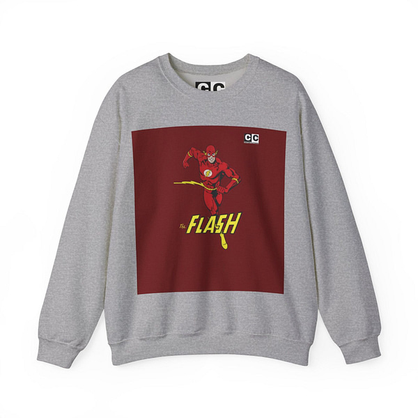 Fast Flash Unisex Sweatshirt. Buy now on cartoon clothings. website: www.cartoonclothings.com