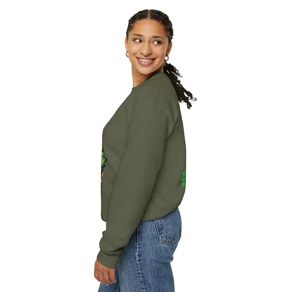 The Incredible Hulk Unisex Sweatshirt on cartoon clothings.