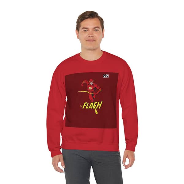 Fast Flash Unisex Sweatshirt. Buy now on cartoon clothings. website: www.cartoonclothings.com