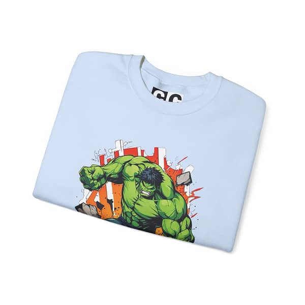 The Incredible Hulk Unisex Sweatshirt on cartoon clothings.