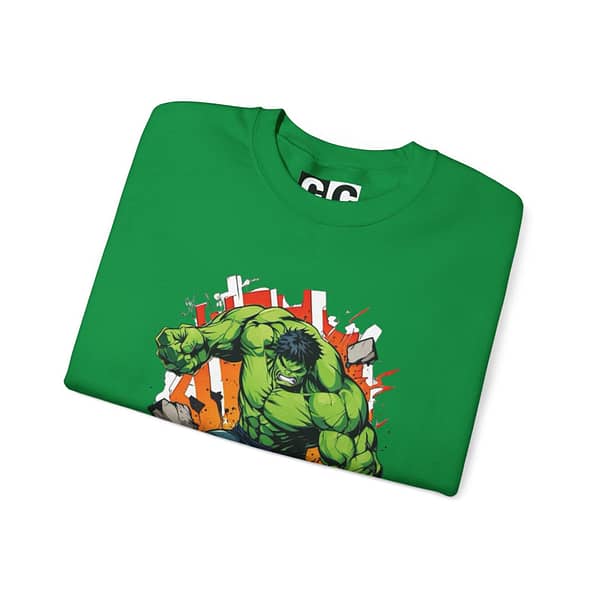 The Incredible Hulk Unisex Sweatshirt on cartoon clothings.