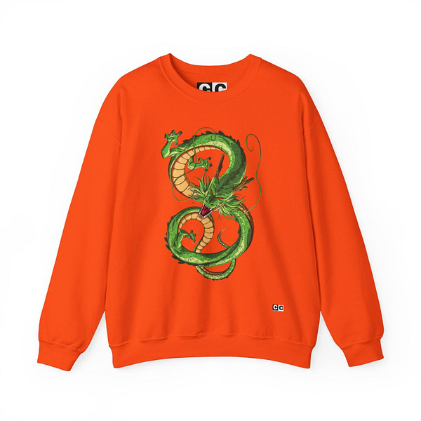 Shenron Dragon Unisex Sweatshirt. Buy now on cartoon clothings. Website: www.cartoonclothings.com