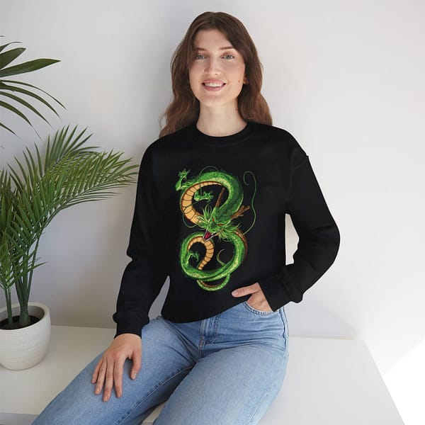 Shenron Dragon Unisex Sweatshirt. Buy now on cartoon clothings. Website: www.cartoonclothings.com