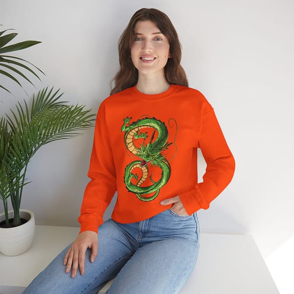 Shenron Dragon Unisex Sweatshirt. Buy now on cartoon clothings. Website: www.cartoonclothings.com