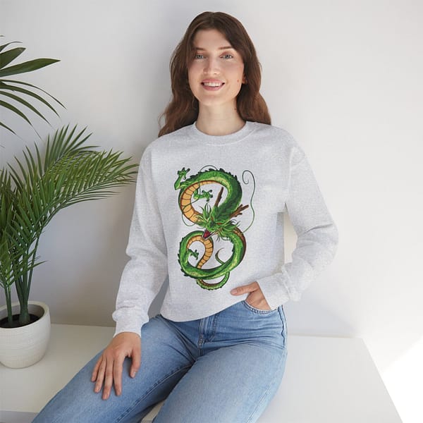 Shenron Dragon Unisex Sweatshirt. Buy now on cartoon clothings. Website: www.cartoonclothings.com