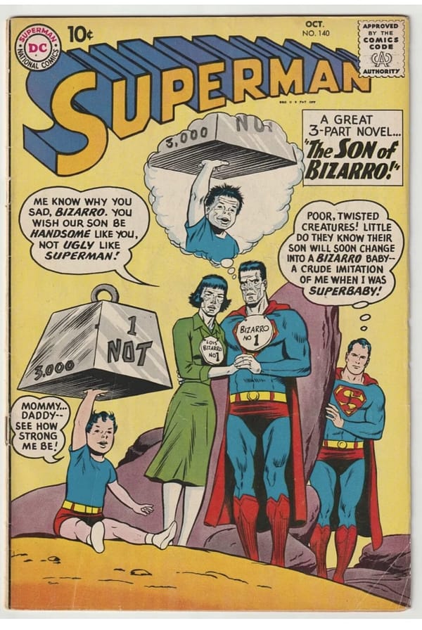 Buy Superman #140 year 1960 on cartoon clothings. Superman #140 Year 1960 is in excellent condition.