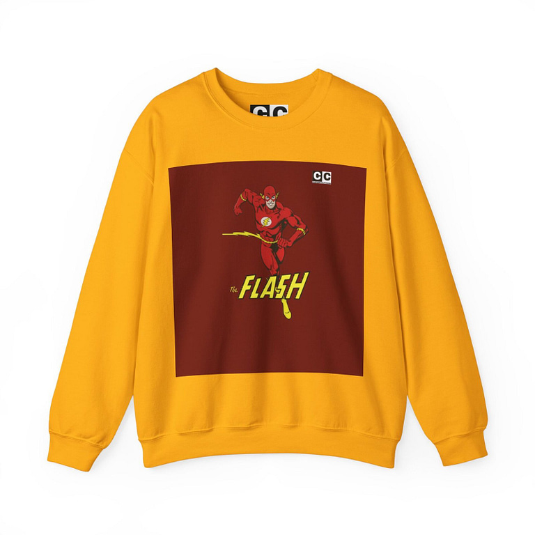 Fast Flash Unisex Sweatshirt. Buy now on cartoon clothings. website: www.cartoonclothings.com