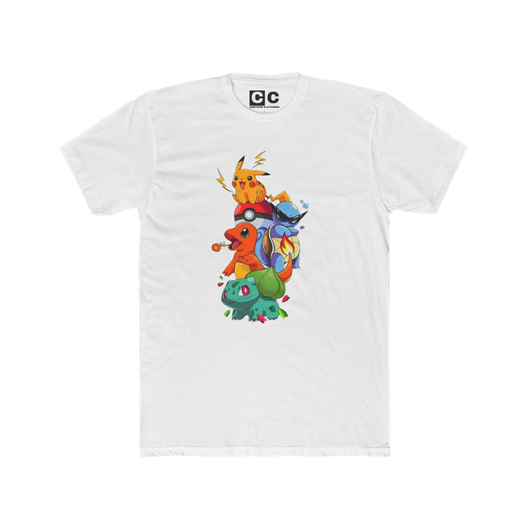 Pokemon Unisex Tee. Buy now on cartoon clothings. Website: www.cartoonclothings.com