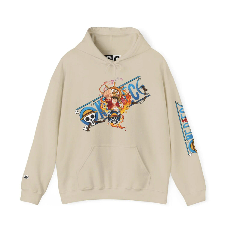 One Piece Unisex Printed Hoodie