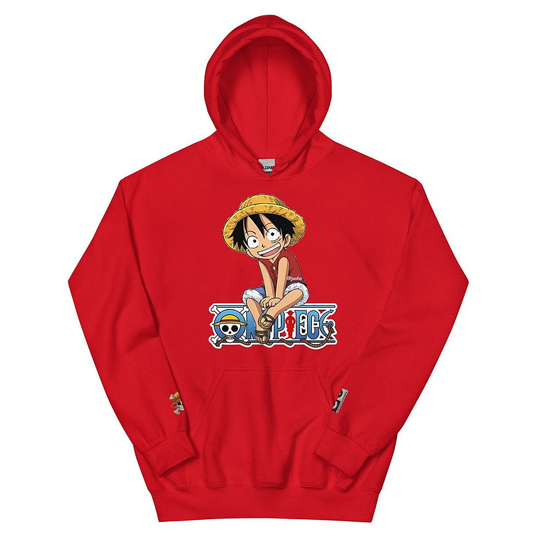 One Piece Unisex Printed Hoodie