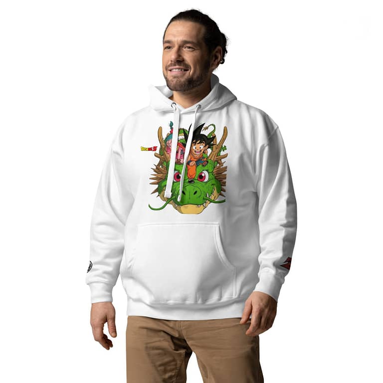 Dragon Ball Z hoodie in white color