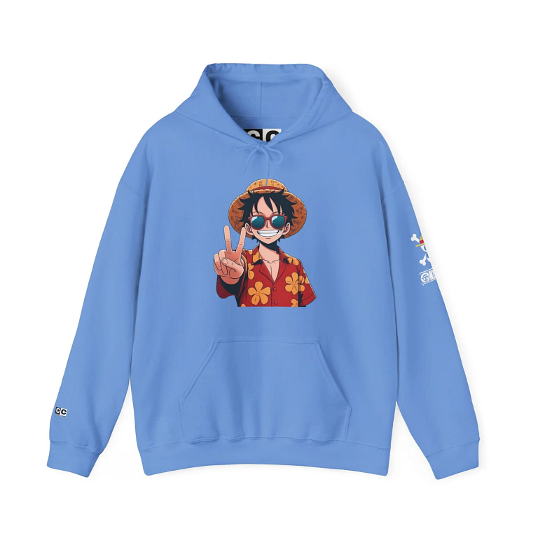 One Piece Unisex Printed Hoodie.