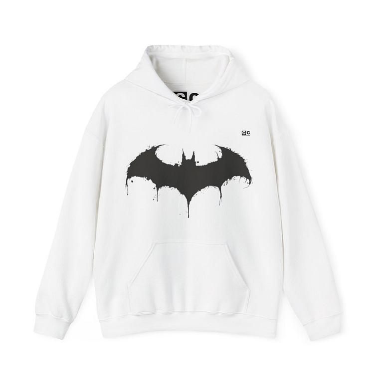 Batman Hoodie in white color